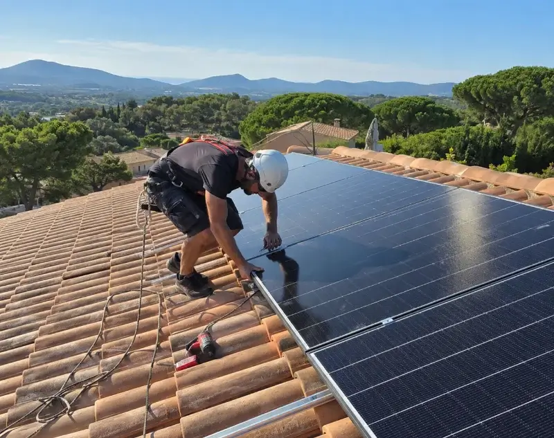 Installateur panneaux solaires Châteauvieux — pose photovoltaïque sur toiture