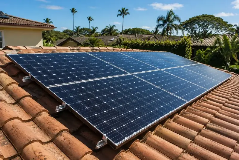 Installation de panneaux solaires à Châteauvieux